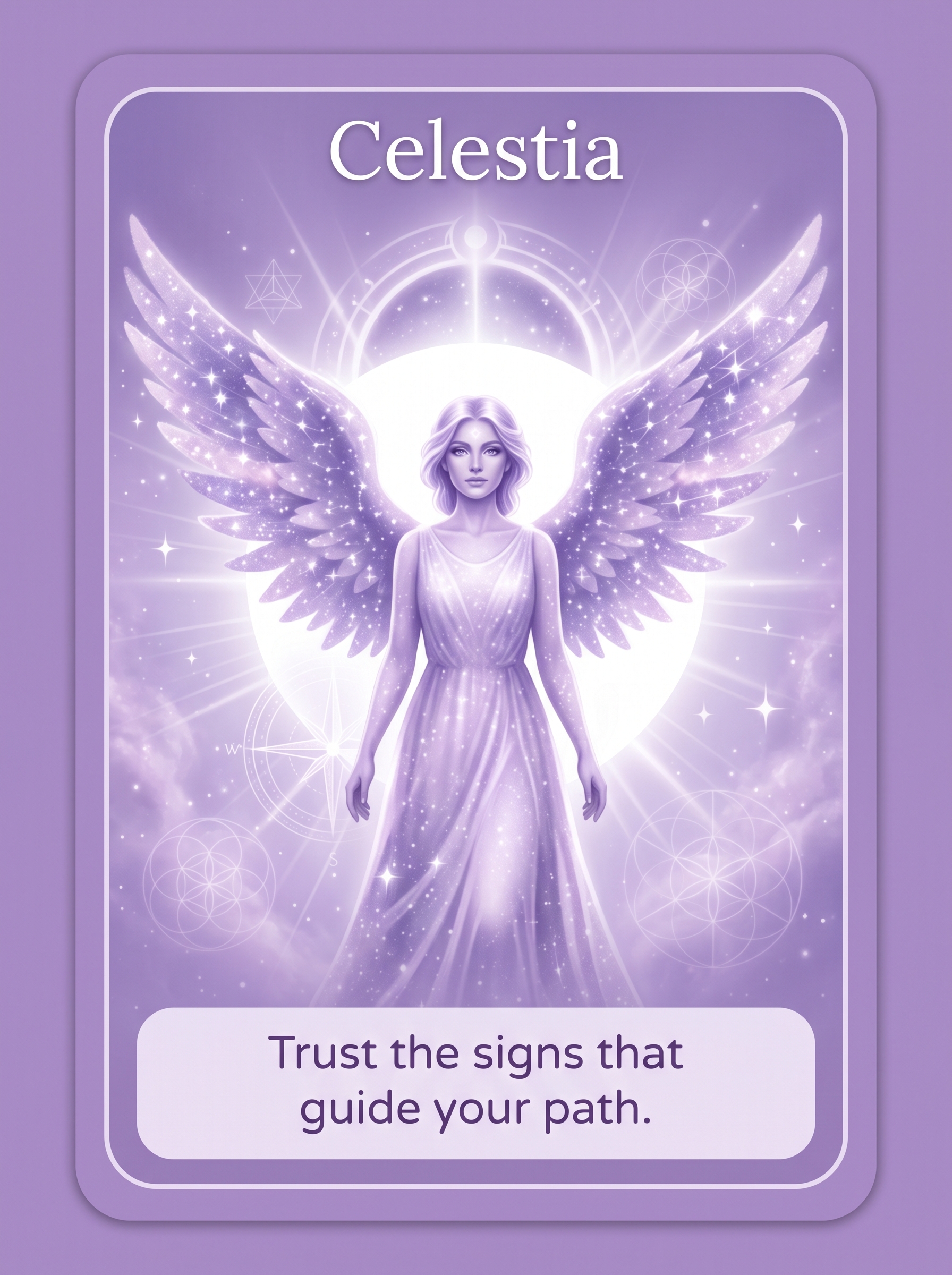 Engelenkaart Celestia — Trust the signs that guide your path