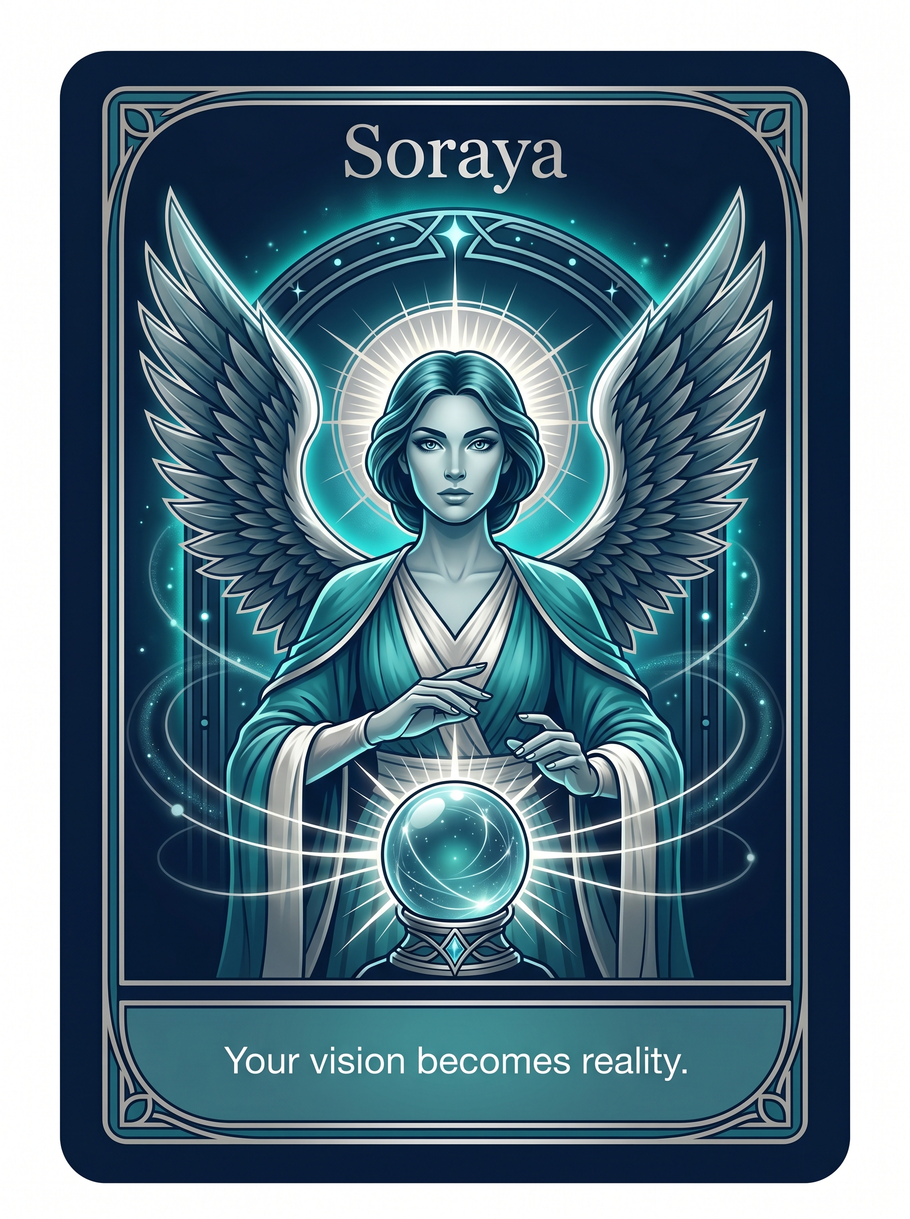 Engelenkaart Soraya — Your vision becomes reality
