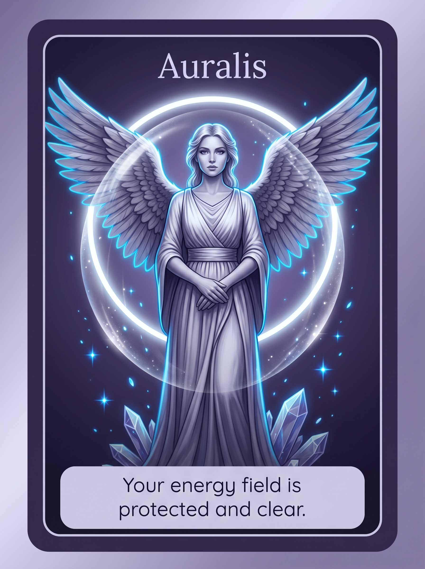 Engelenkaart Auralis — Your energy field is protected and clear