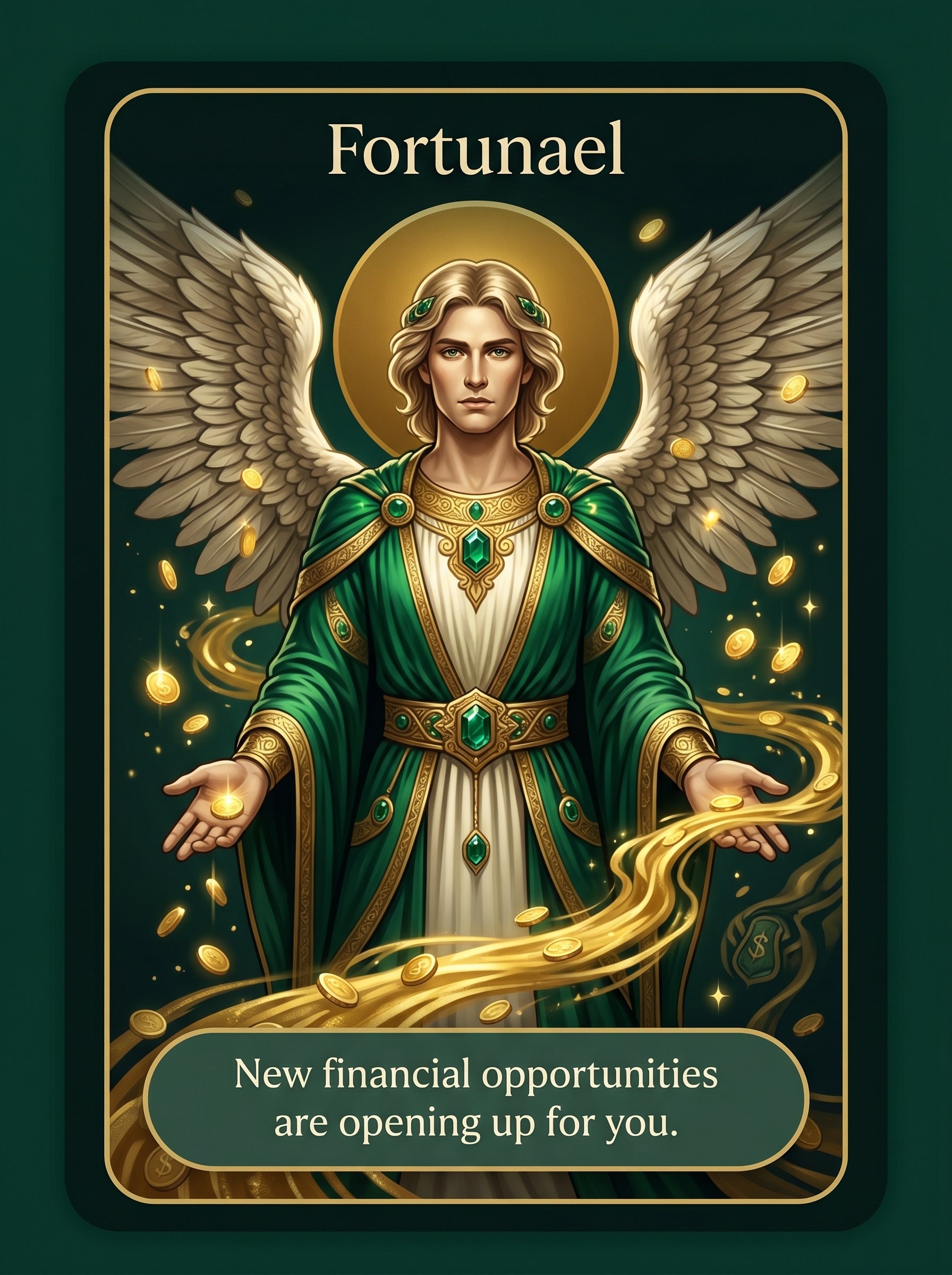Engelenkaart Fortunael — New financial opportunities are opening up for you