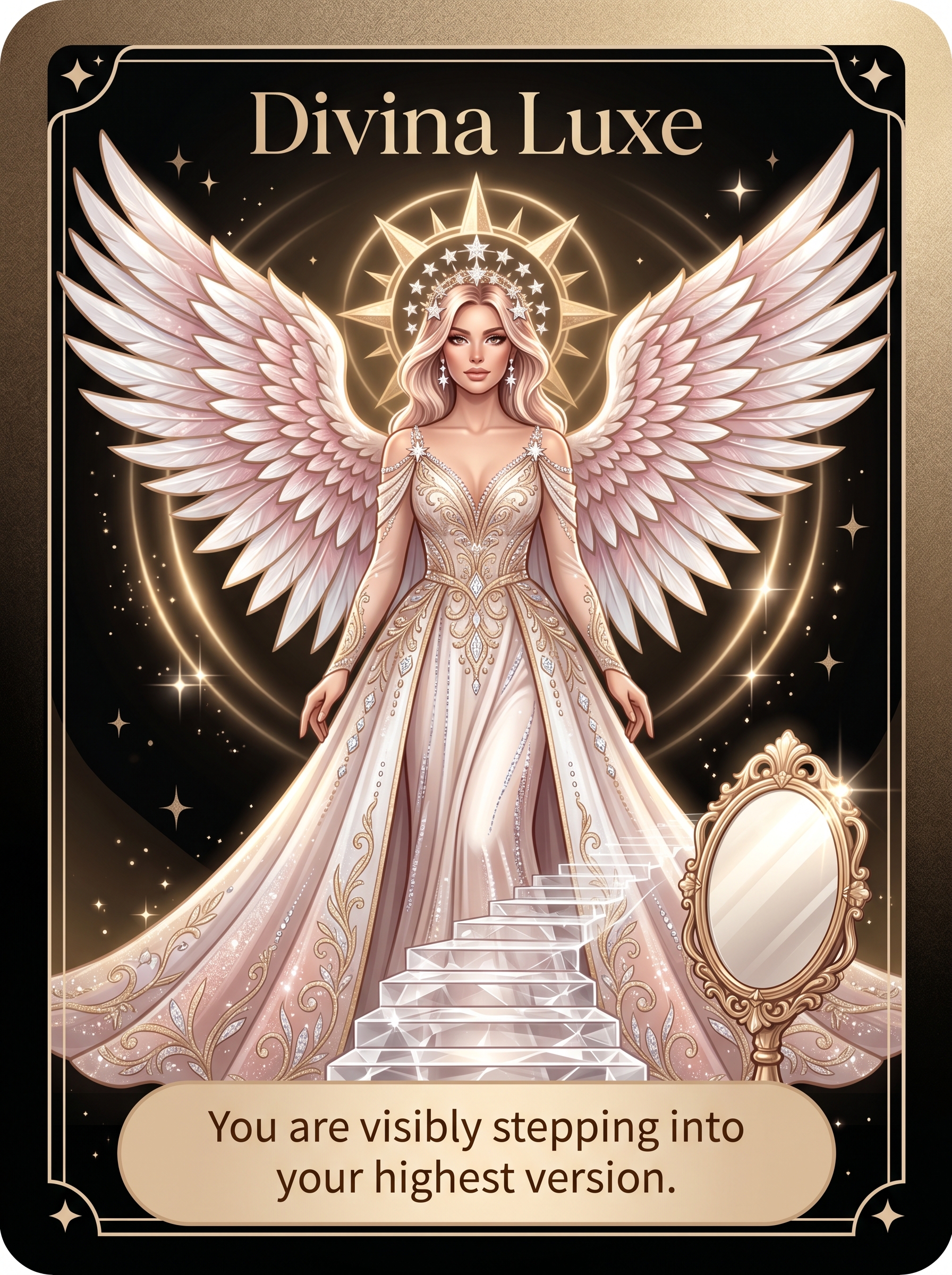Engelenkaart Divina Luxe — You are visibly stepping into your highest version