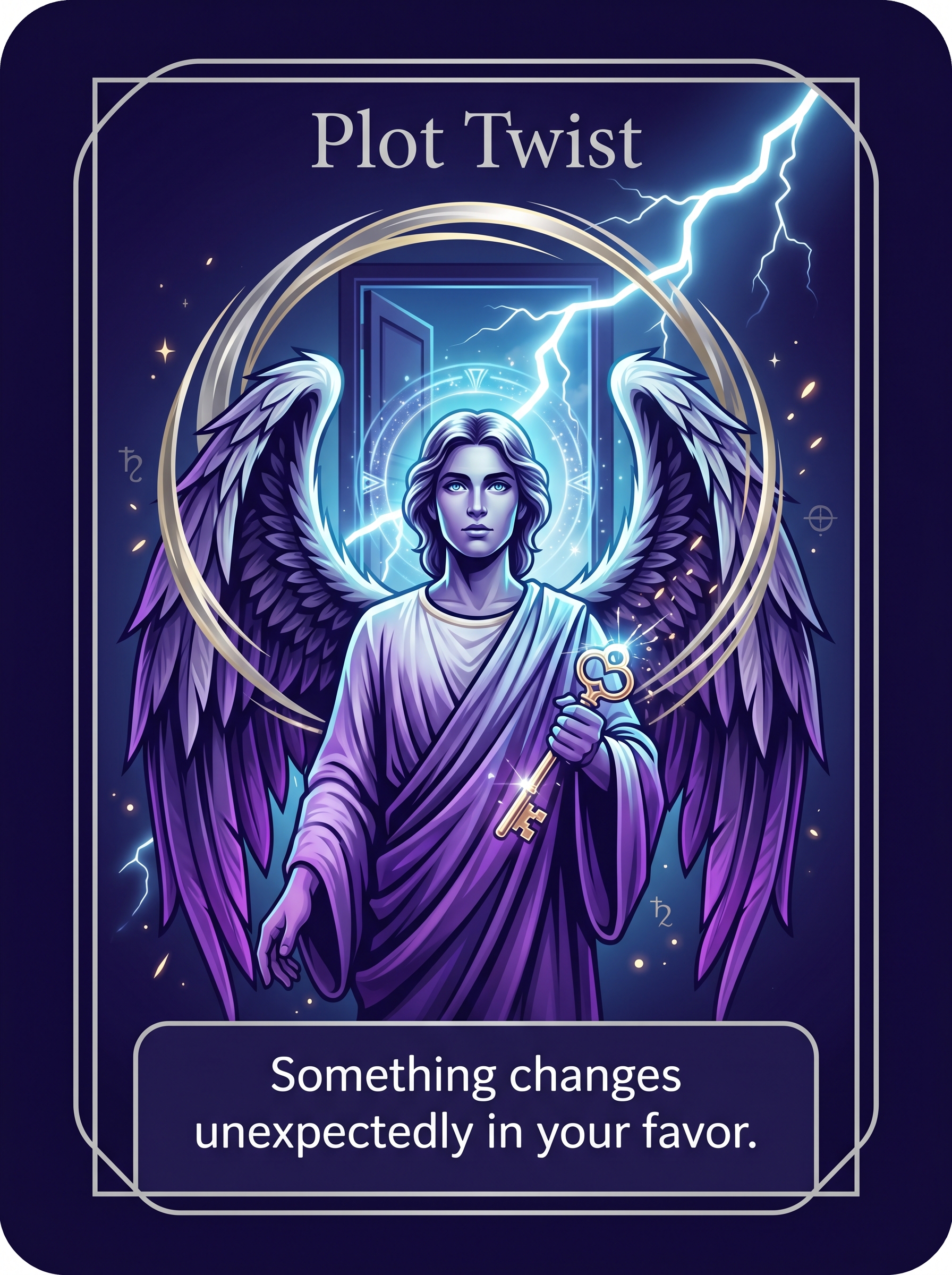 Engelenkaart Plot Twist — Something changes unexpectedly in your favor