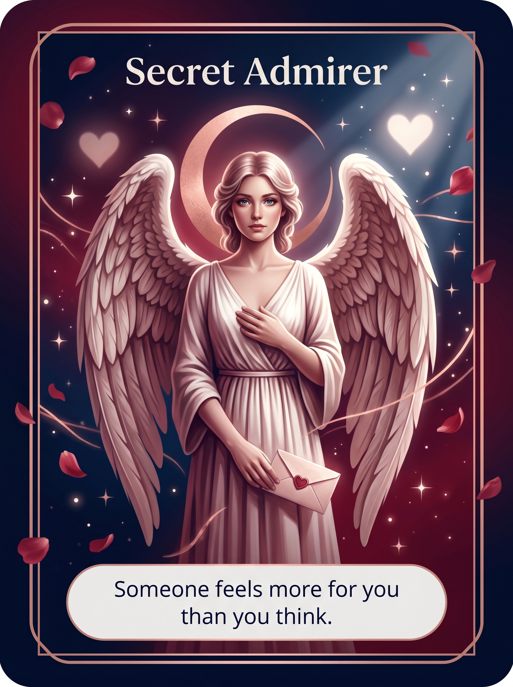 Engelenkaart Secret Admirer — Someone feels more for you than you think