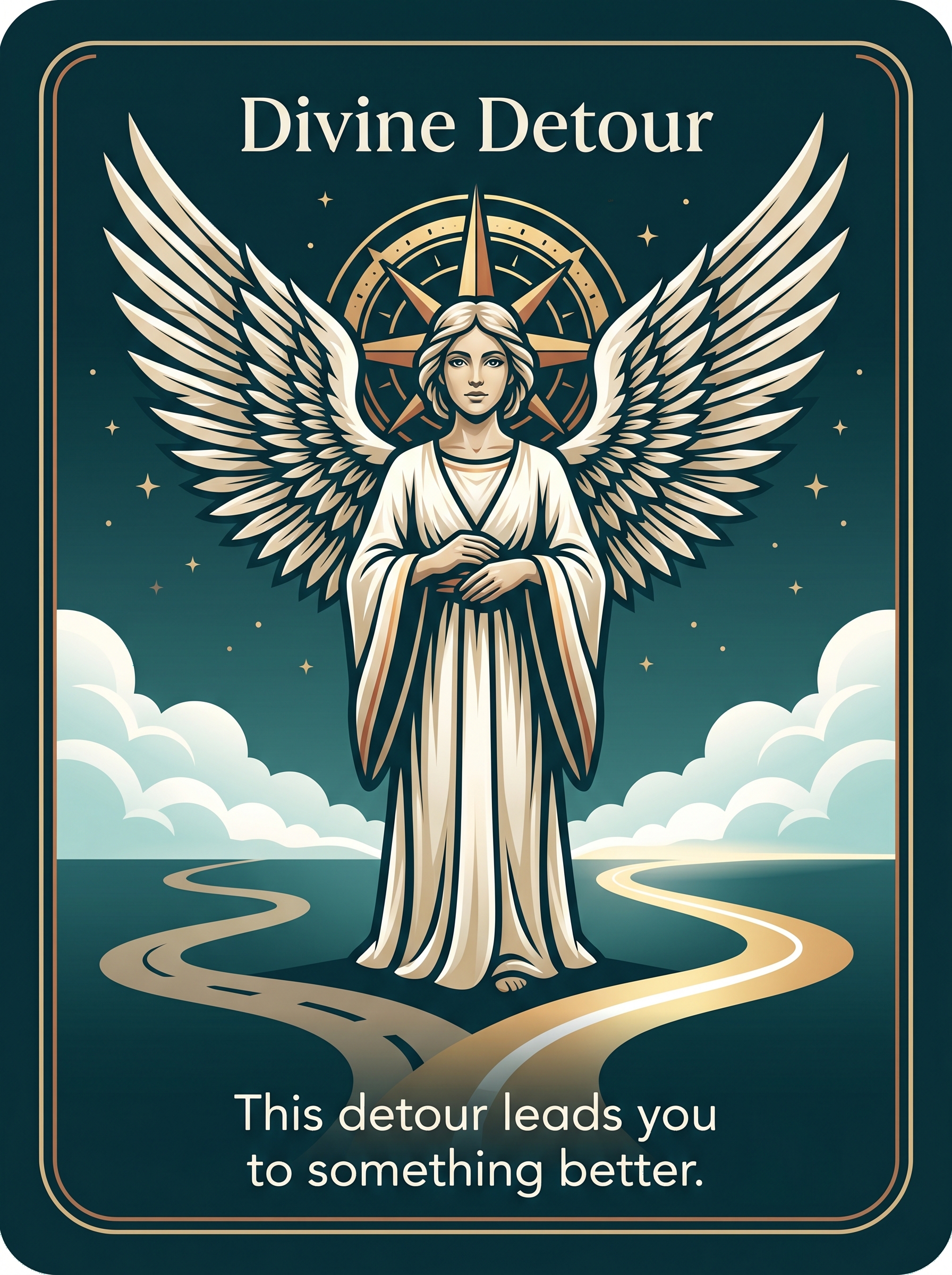 Engelenkaart Divine Detour — This detour leads you to something better