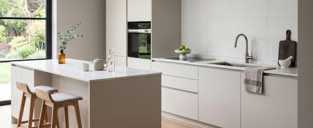 Lichte rustige keuken — de energie van een thuis